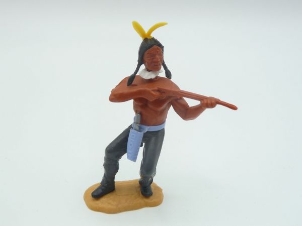 Timpo Toys Indianer 3. Version, Gewehr schießend