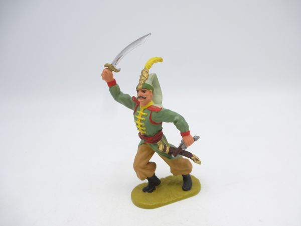 Elastolin 7 cm Janissary with sabre (made in Austria), No. 9110