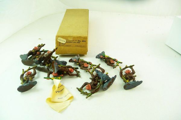 Timpo Toys Original Box mit 12 Affen am Baum, Nr. 6016 - Figuren ladenneu