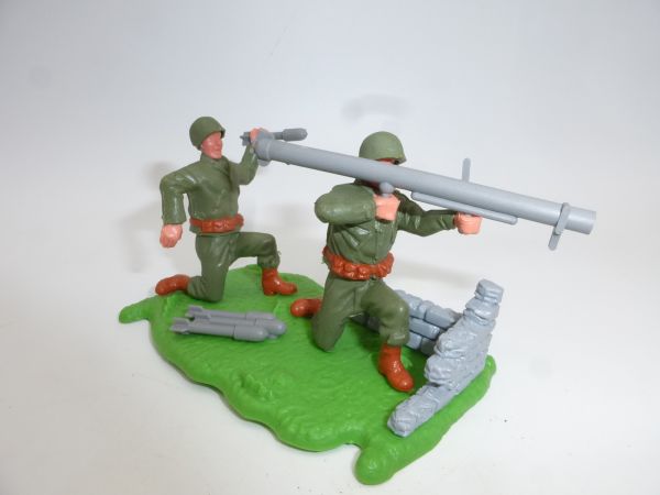 Timpo Toys Bazooka Stellung mit Amerikanern