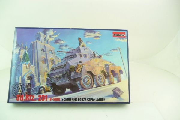 Roden 1:72 Heavy armoured scout vehicle Sd.Kfz.231, 8-wheels - orig. packaging, parts on cast