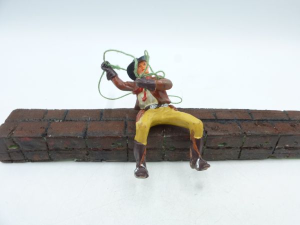 Elastolin 7 cm Cowboy rider with lasso (without horse)