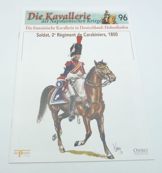 del Prado Booklet No. 96 Soldier, 2nd Regiment of Carabiners 1800