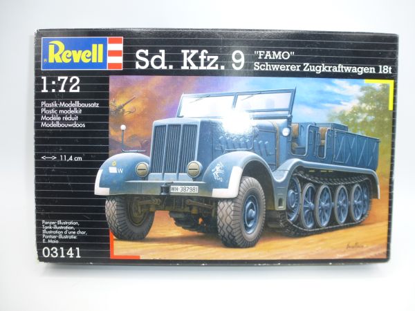 Revell 1:72 Sd Kfz 9 "FAMO" schwerer Zugkraftwagen 18 t, Nr. 03141