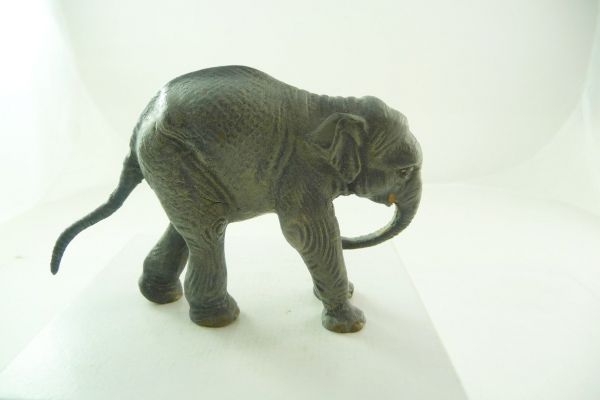 Lineol Kleiner indischer Elefant - unbespielt, tolle Bemalung, tolle Figur