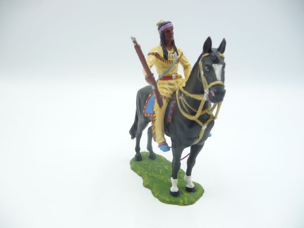 Preiser 7 cm Winnetou on horseback, No. 7551 - brand new