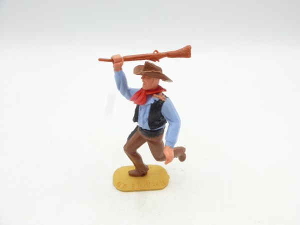 Timpo Toys Cowboy 2. Version laufend, Gewehr schlagend