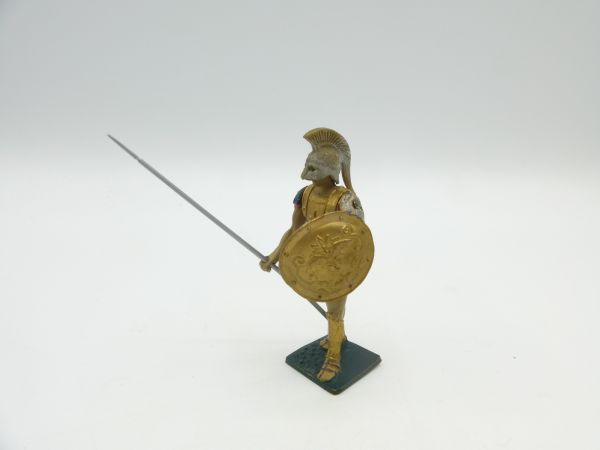 Aohna Griechischer Soldat mit Speer + Schild - frühe Figur 1. Version, selten
