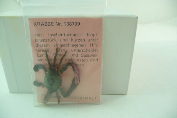 Elastolin soft plastic Crab, No. 188709 - orig. packaging