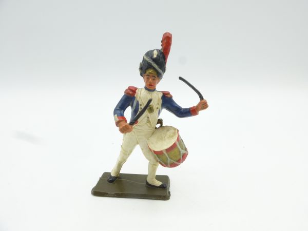 Napoleonischer Soldat laufend mit Trommel (wie Starlux) - tolle Figur