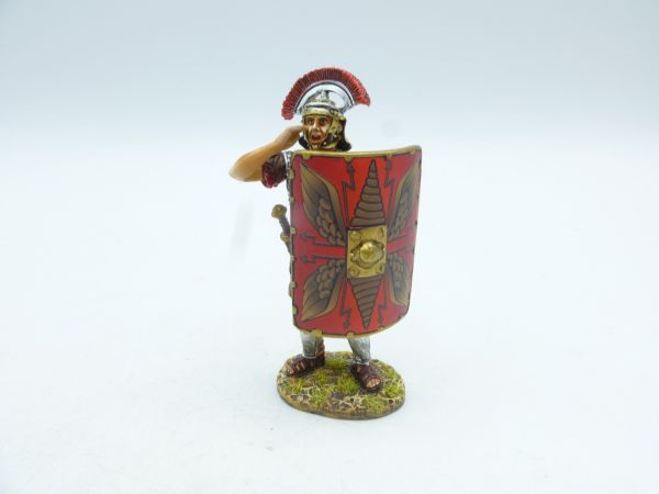 Thomas Gunn Miniatures Legionnaire standing with shield, shouting, ROM041A - orig. packaging