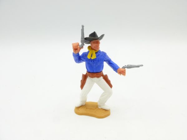 Timpo Toys Cowboy 2nd version firing wild with 2 pistols