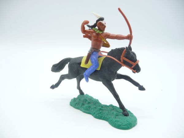 Indian riding with bow