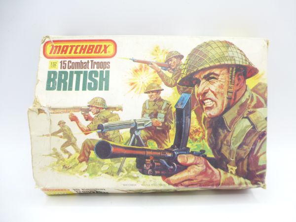 Matchbox 1:32 British Combat Troops, Nr. P-6002 - OVP, Figuren komplett