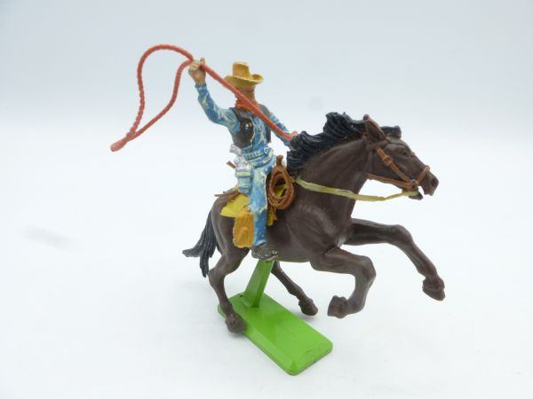 Britains Deetail Cowboy riding with lasso