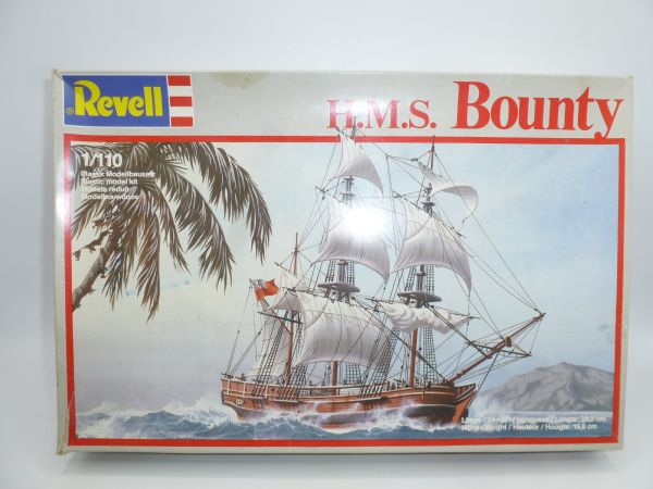 Revell 1:100 H.M.S Bounty, No. 5424 - orig. packaging, on cast