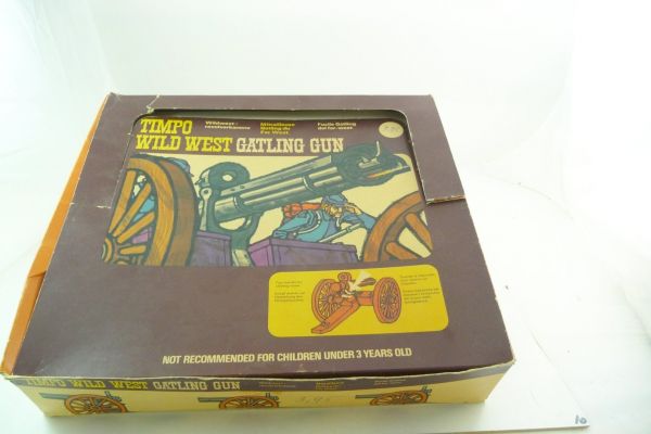 Timpo Toys Empty box for 12 Wild West Gatling Guns, Ref. 1030