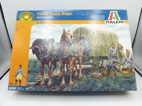 Italeri 1:32 Napoleonic Wars, French Supply Wagon, No. 6886 - orig. packaging