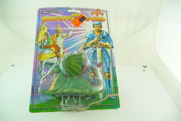 Britains Crusader series - dragon, spewing (with rolls) - rare, orig. packing