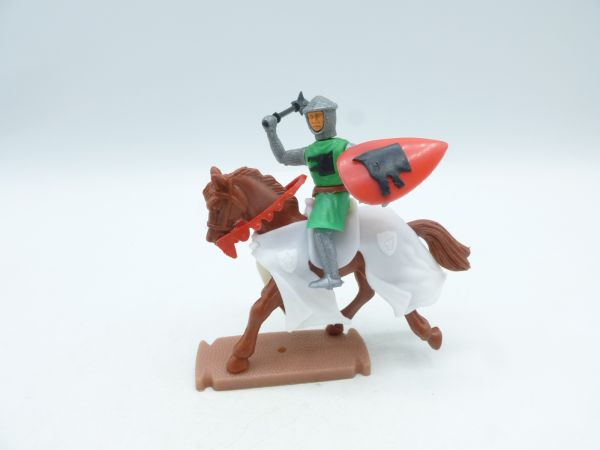 Plasty Wolf knight on horseback with mace