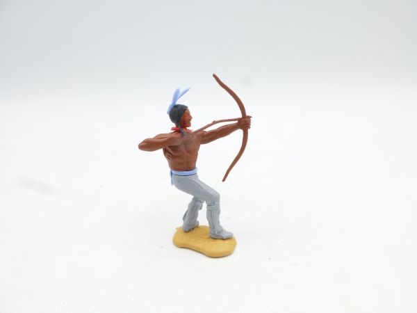 Timpo Toys Indianer 3. Version (dunkler Oberkörper) - seltene Hose