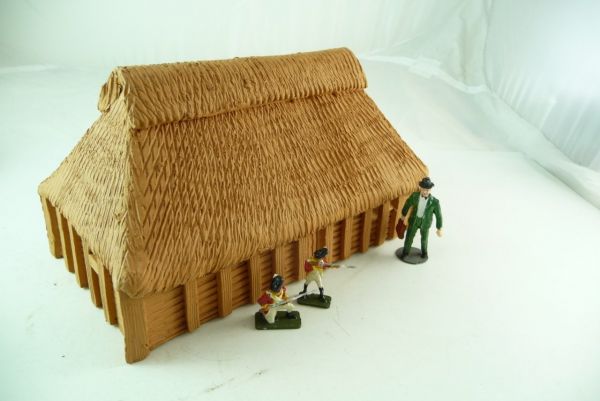 Big farm house of clay, unpainted, without figures