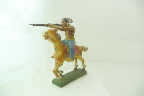 Lineol Indian on horseback - used condition, see photos