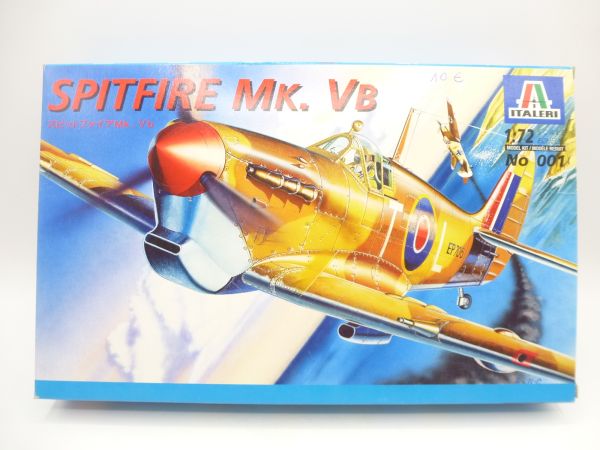 Italeri 1:72 Spitfire Mk. VB, Nr. 001 - OVP, am Guss