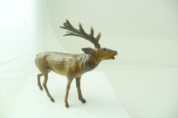 Red deer (Elastolin?) - filigree figure, see photos