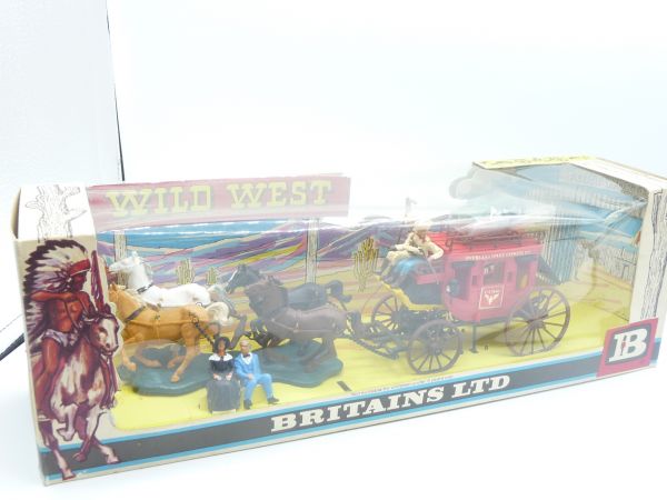 Britains Great Stage Coach, No. 7615 - orig. packaging, unused, box good condition, see photos