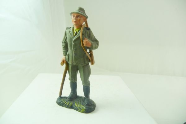 Marolin Hunter with stick + rifle, height 7 cm