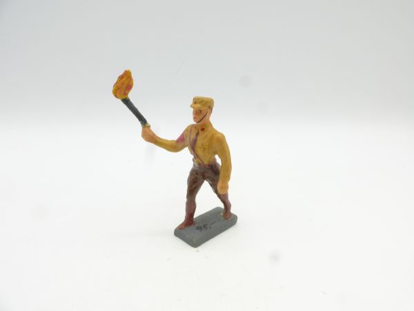 Soldier marching with torch (Duscha, resin)