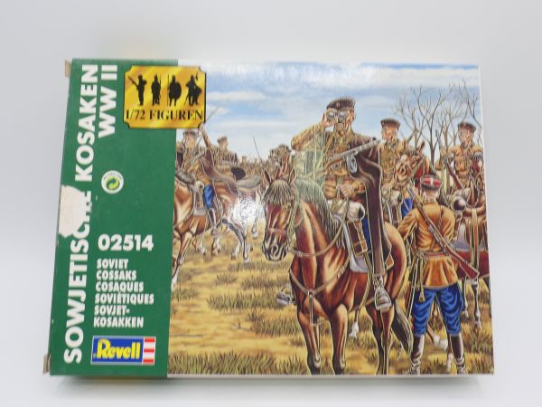 Revell 1:72 Soviet Cossacks, No. 2514 - orig. packaging, on cast