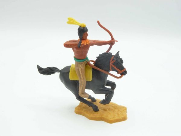 Timpo Toys Indianer 2. Version reitend, Bogen schießend