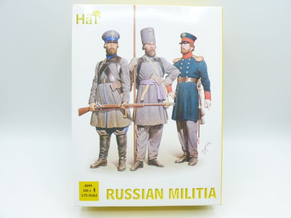 HäT 1:72 Napoleonic Russian Militia, Nr. 8099 - OVP, Teile am Guss