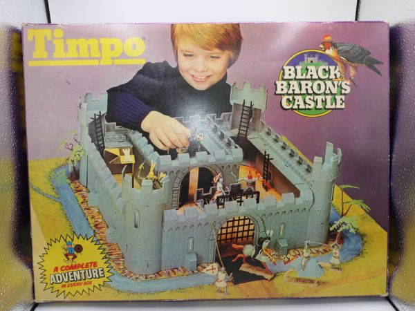 Timpo Toys Black Baron's Castle, No. 1803 - contents without figures