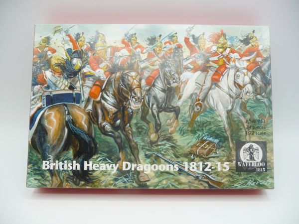 Waterloo 1815 British Heavy Dragoons 1812-15, AP053 - orig. packaging, figures loose, complete