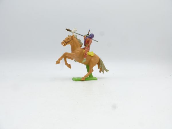 Britains Deetail Apache on horseback, throwing spear