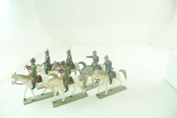 Starlux Schweizer Soldaten zu Pferd (4 Haltungen) - schönes Set, s. Fotos