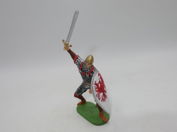 Preiser 7 cm Bayeux Norman lunging with sword - brand new
