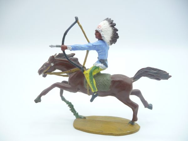 Merten 6,5 cm Indian riding, shooting with bow, No. 260
