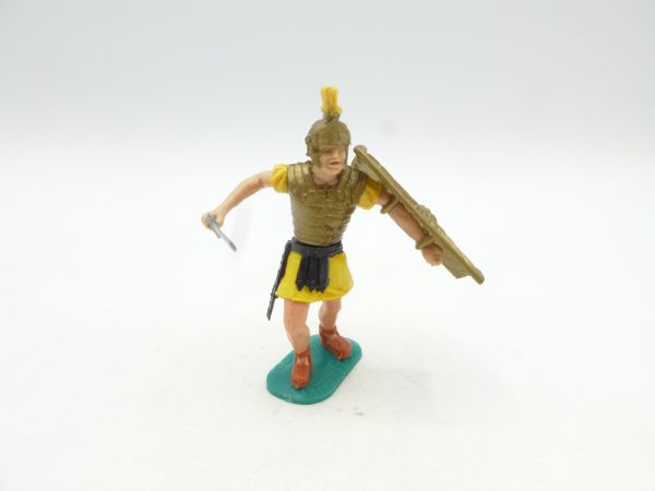 Timpo Toys Römer stehend mit Schwert + Schild (gelb)