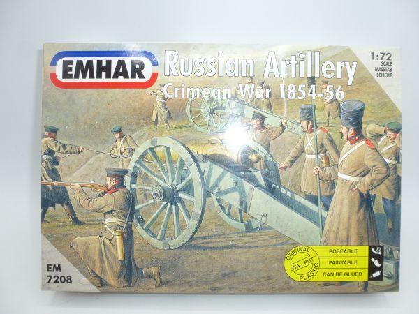 Emhar 1:72 Russian Artillery Crimean War 1854-56, Nr. 7208 - OVP, am Guss