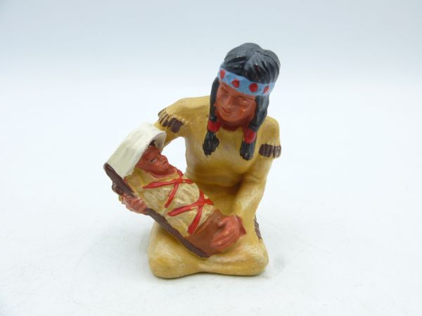 Elastolin 7 cm Indian woman with child, No. 6833, painting 2