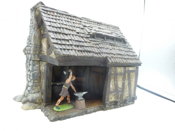 Modification 7 cm Forge, 2-piece, removable roof, with workbench (material: resin)