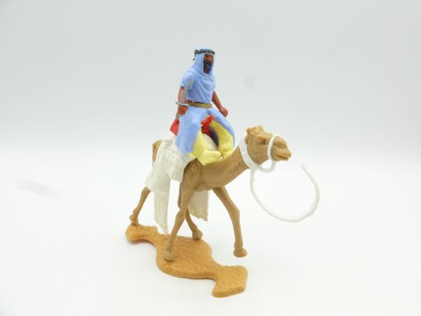 Timpo Toys Camel rider (light blue, yellow inner pants, golden belt)