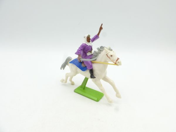 Britains Deetail Arab riding (purple) pointing