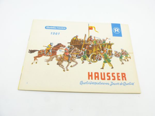 Elastolin / Hausser Katalog von 1961, 30 Seiten - ohne Knicke / Beschriftungen