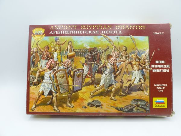 Zvezda 1:72 Ancient Egyptian Infantry, No. 8051 - orig. packaging, loose / complete