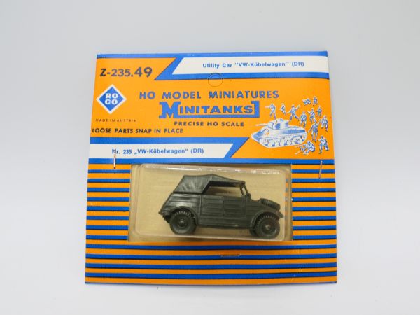 Roco Minitanks Utility car "VW bucket car" DR, No. Z.235.49 - orig. packaging